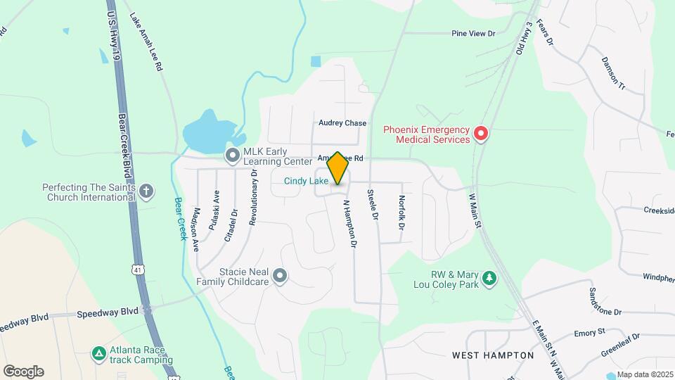 1500 N Hampton Ct Map and Location Details