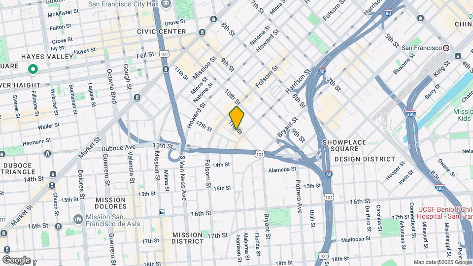 374 11th St Map and Location Details