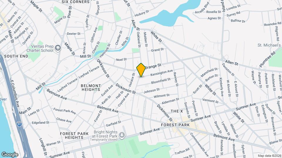 225 Oakland St Map and Location Details