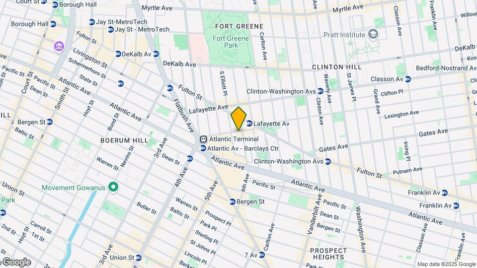 76 Hanson Pl Mapa y Detalles de la Ubicación