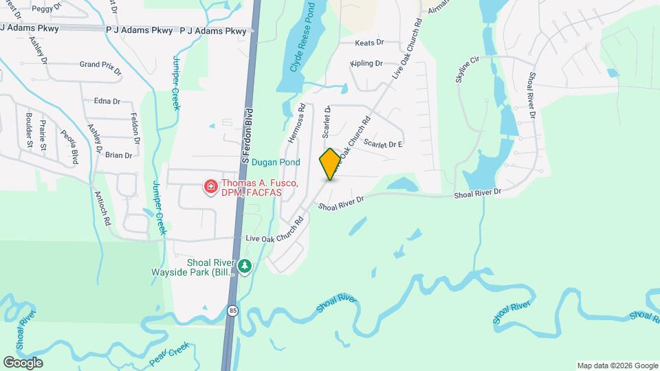 113 Live Oak Ct Map and Location Details