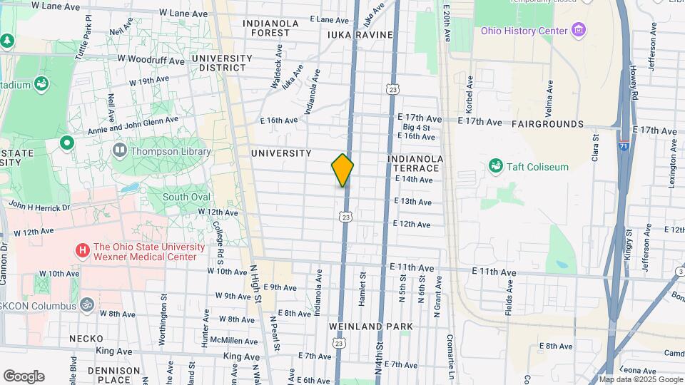 1701 Summit St Mapa y Detalles de la Ubicación