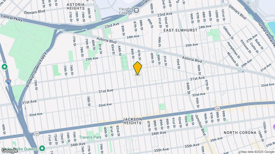 3033 86th St, Unit 1 L Map and Location Details