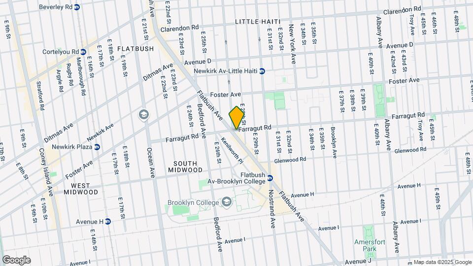 1439 Flatbush Ave Map and Location Details