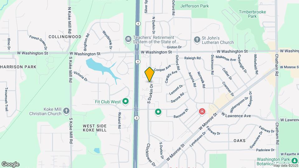 255 S Durkin Dr Map and Location Details