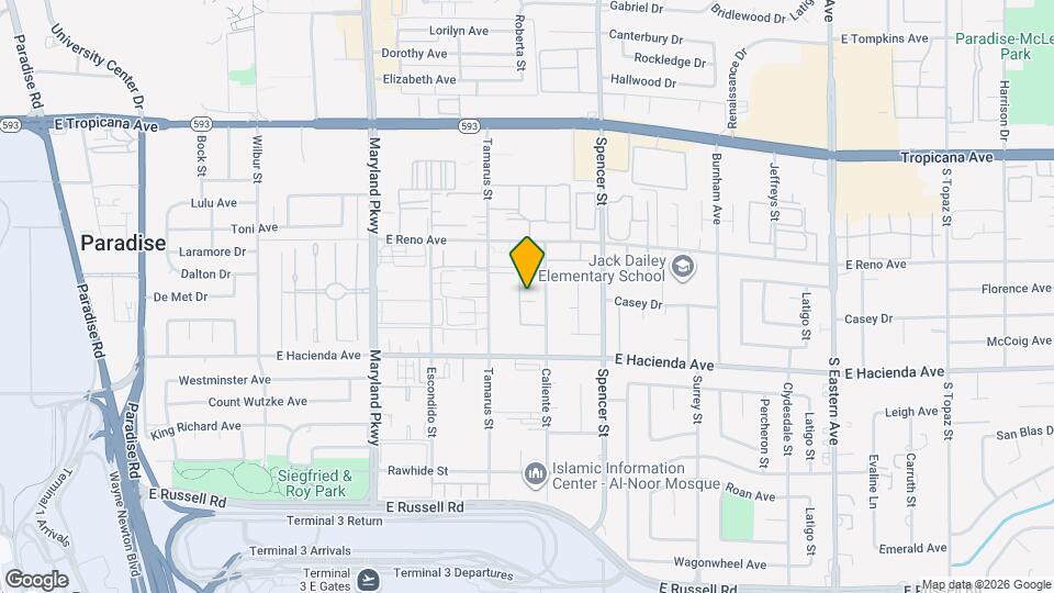 5175 Caliente St Map and Location Details