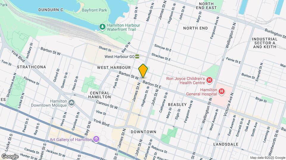 7 Barton St E Map and Location Details