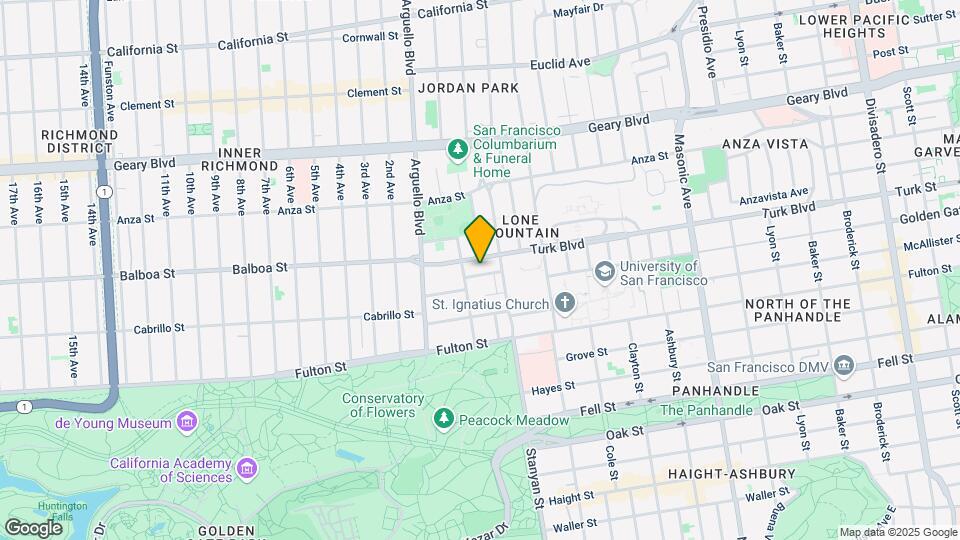 2760-2762 Golden Gate Ave Map and Location Details