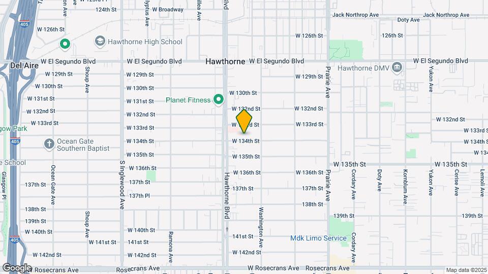 4369 W 134th Mapa y Detalles de la Ubicación