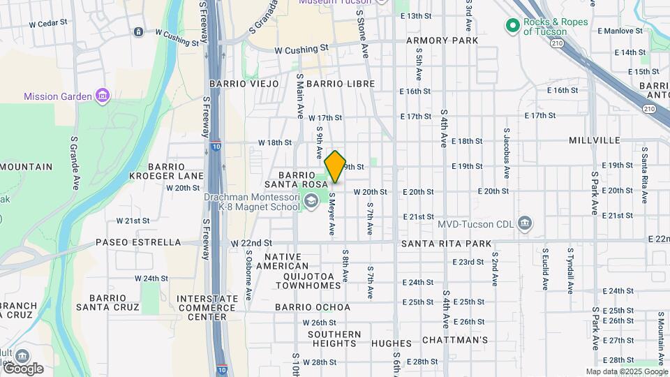 935 S Meyer Ave Map and Location Details