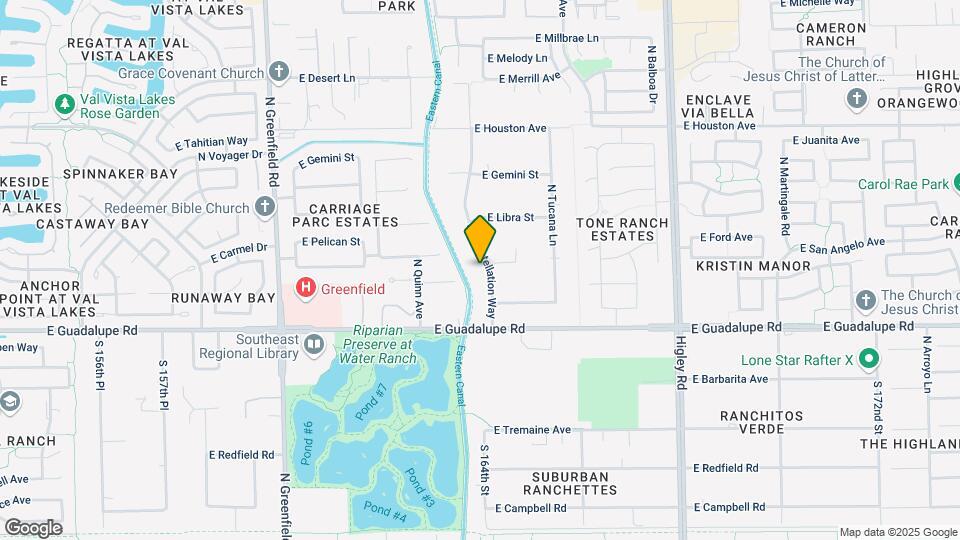 834 N Constellation Way Map and Location Details