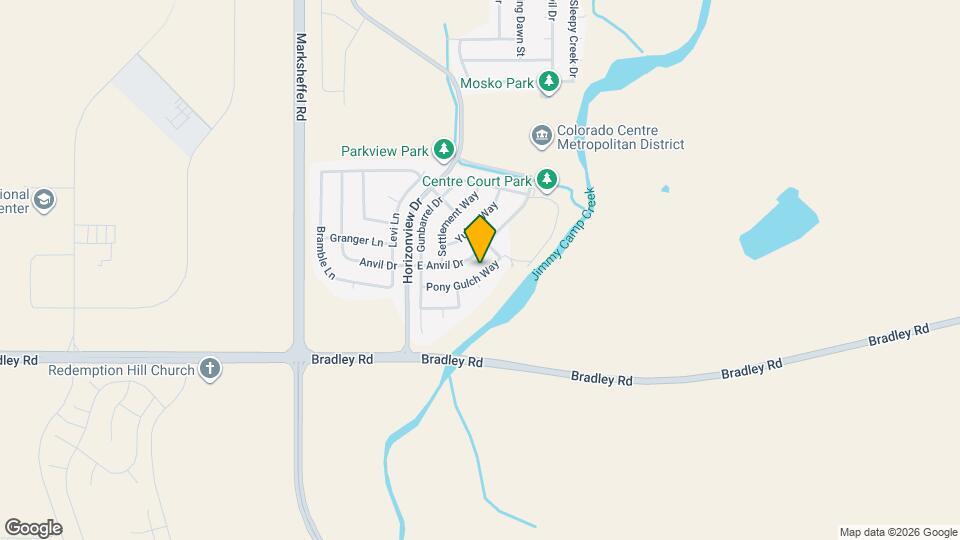 9496 Pony Gulch Way Map and Location Details