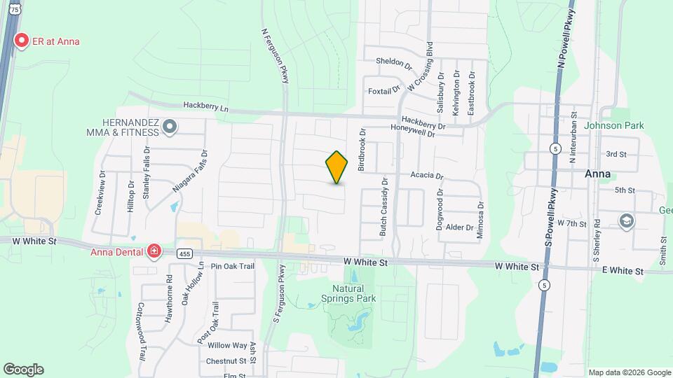 1215 Cres View Dr Map and Location Details