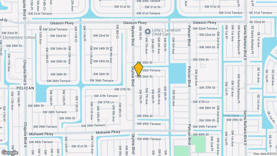 3604 SW 7th Pl Map and Location Details