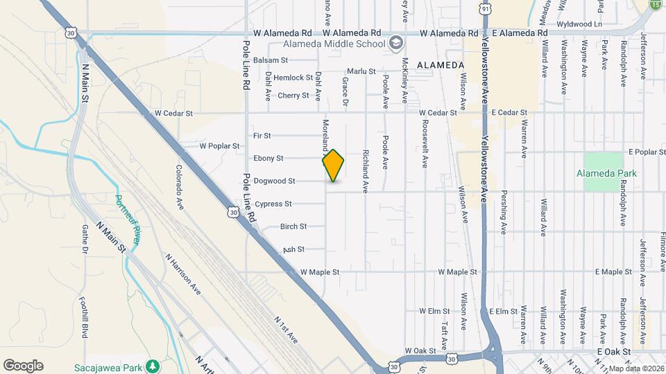 674 W Pine St Map and Location Details