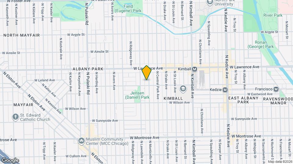 4710 N Monticello Ave, Unit 1 Mapa y Detalles de la Ubicación