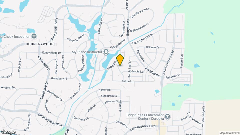 2204 Stone Stream Dr Mapa y Detalles de la Ubicación