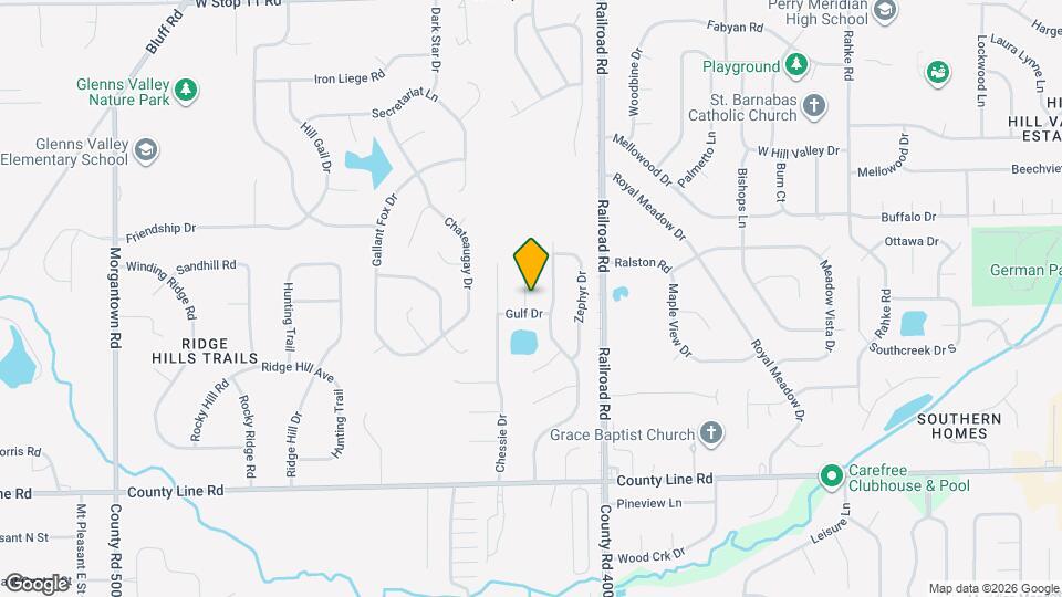 8611 Gandy Ct Map and Location Details