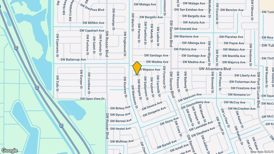 3532 SW Margela St Map and Location Details