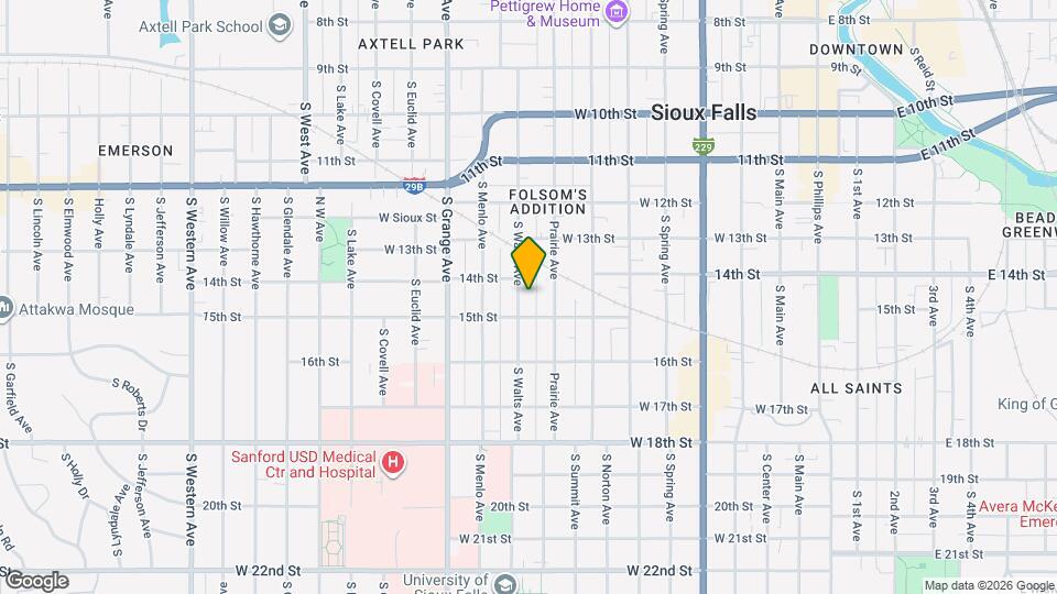 608 S Walts Ave Sioux Falls SD Apartments and Nearby Sioux Falls