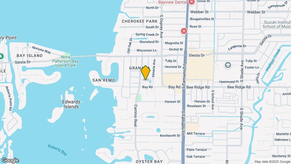 1725 Bonita Ln Map and Location Details