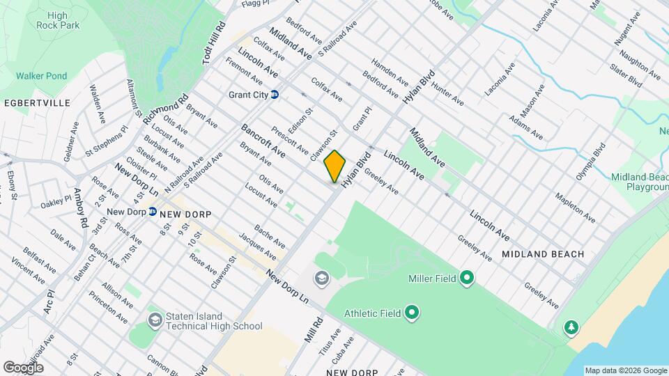2309 Hylan Blvd, Unit 2 Map and Location Details