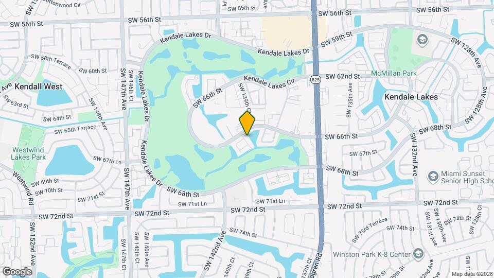 6653 SW 140th Ave Map and Location Details