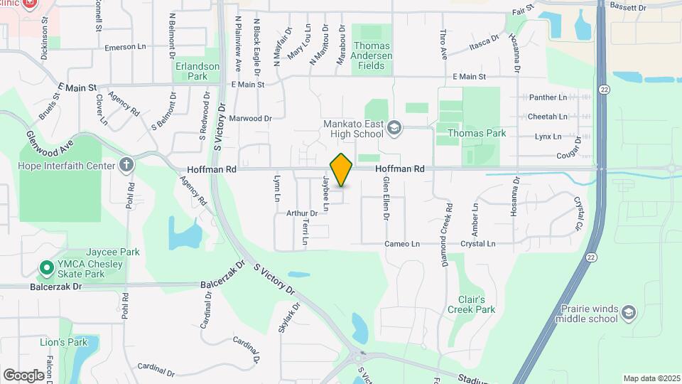 309 Hilton Dr Map and Location Details