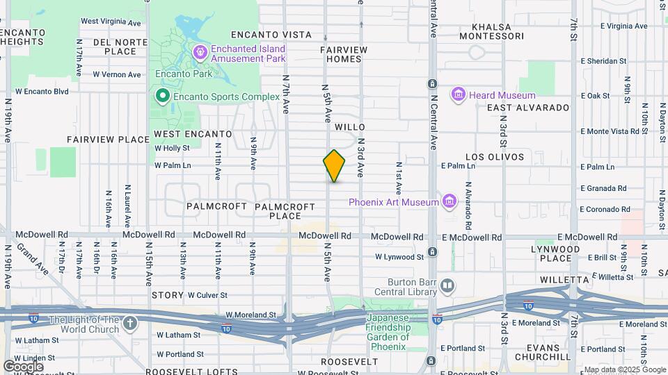 329 W Granada Rd Map and Location Details