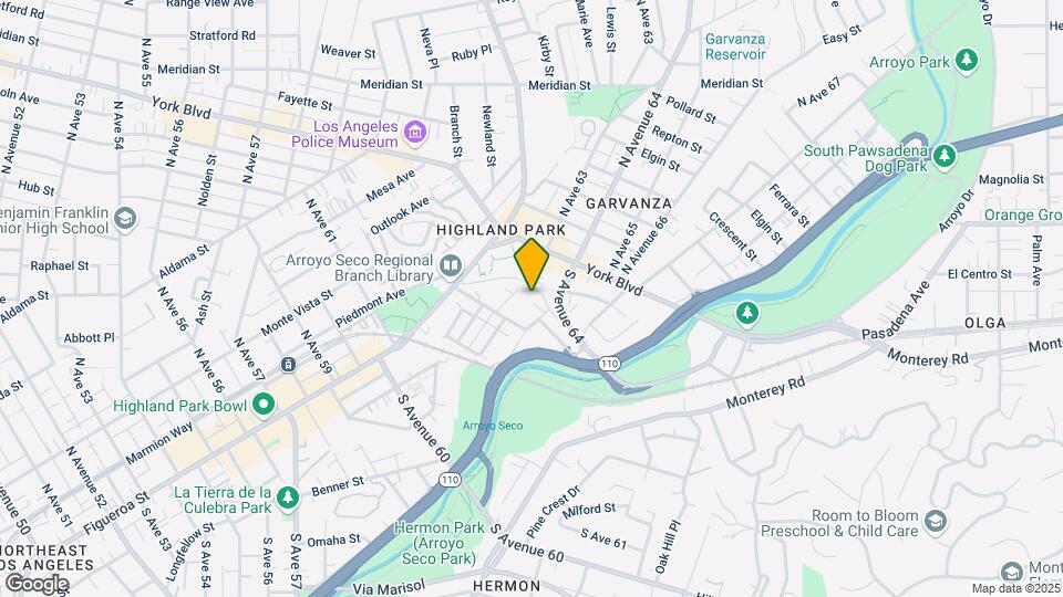 201 S Avenue 64 Map and Location Details