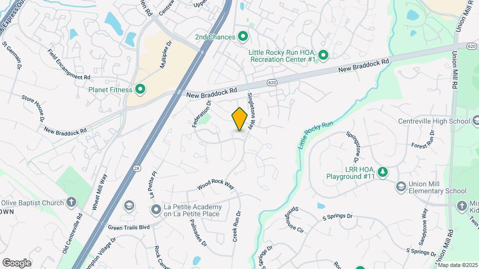 6320 Lightburn Ct Map and Location Details
