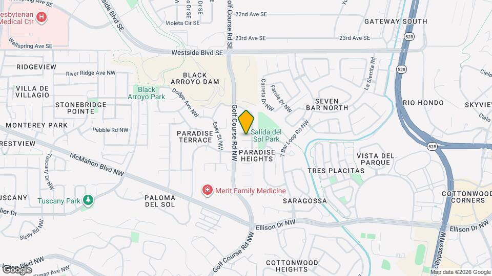 4505 Olympic Ct NW Map and Location Details