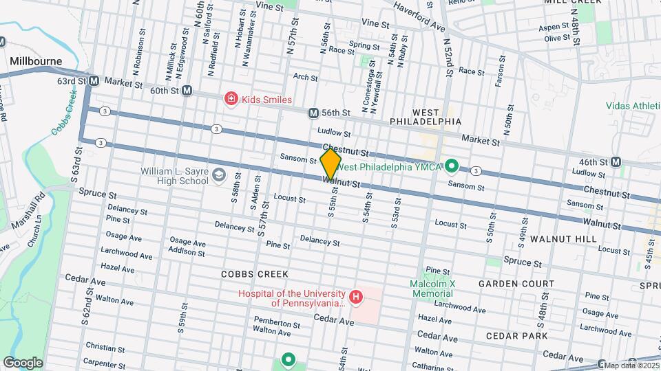5506 Walnut St Map and Location Details