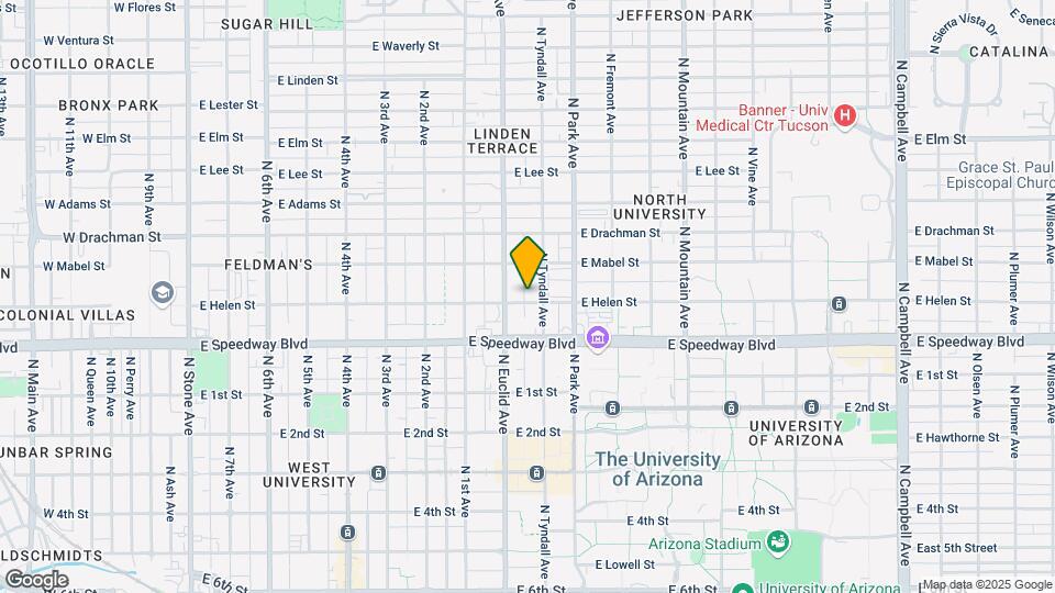 827 E Helen St Map and Location Details