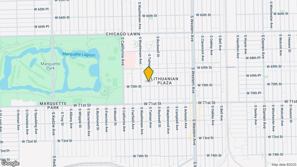 6948 S Talman Ave Map and Location Details