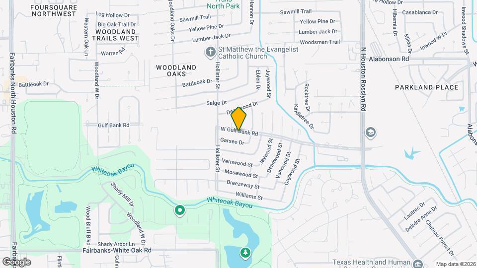 7619 W Gulf Bank Rd Map and Location Details