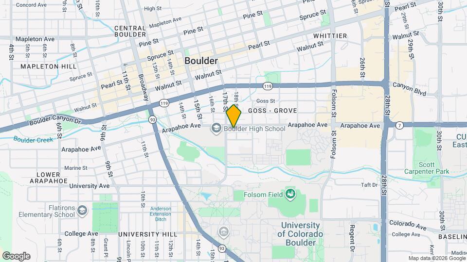 1431 18th St Mapa y Detalles de la Ubicación