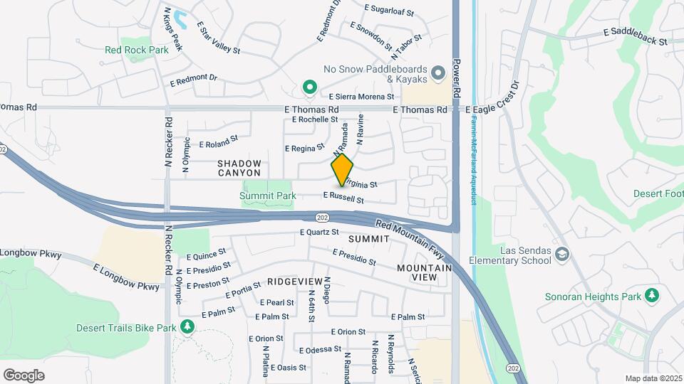 6464 E Russell St Map and Location Details