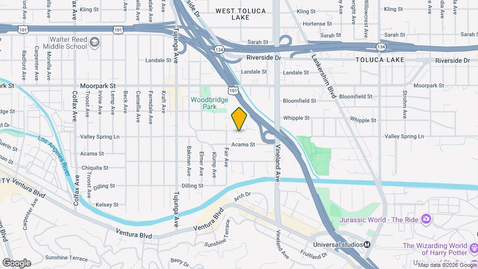 11146 Valley Spring Ln Map and Location Details