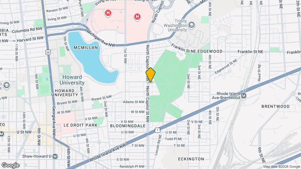 2425 North Capitol St NE Map and Location Details