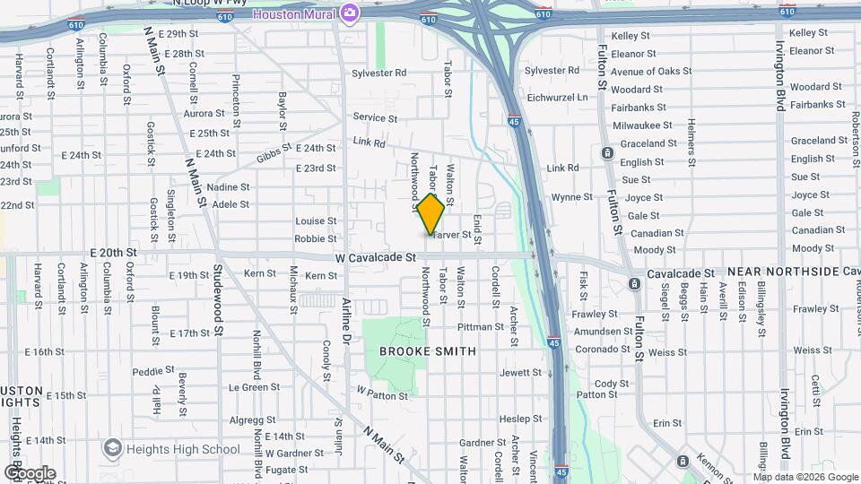 1412 Northwood St Map and Location Details