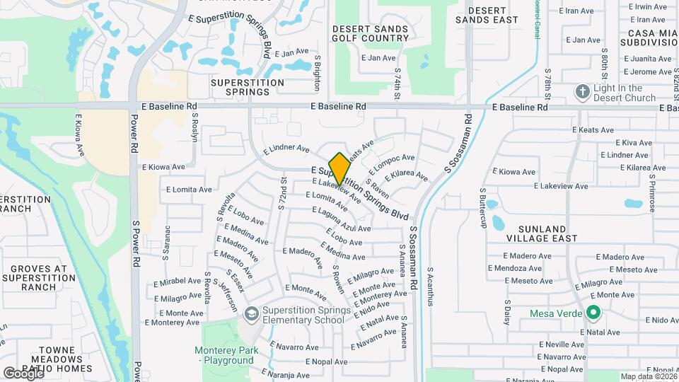 7339 E Lakeview Ave Map and Location Details