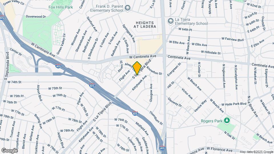 7012 La Tijera Blvd Map and Location Details