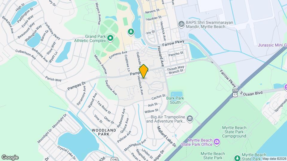 3590 Evergreen Way Map and Location Details
