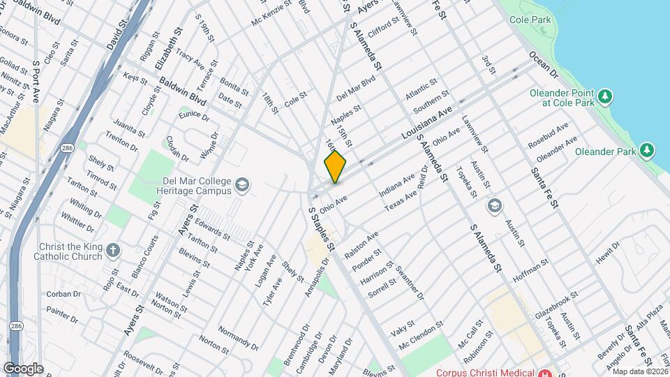 905 Louisiana Ave Map and Location Details