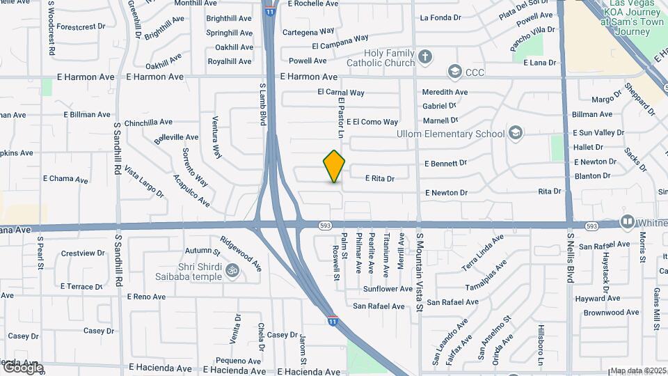 4383 E El Cholo Way Map and Location Details
