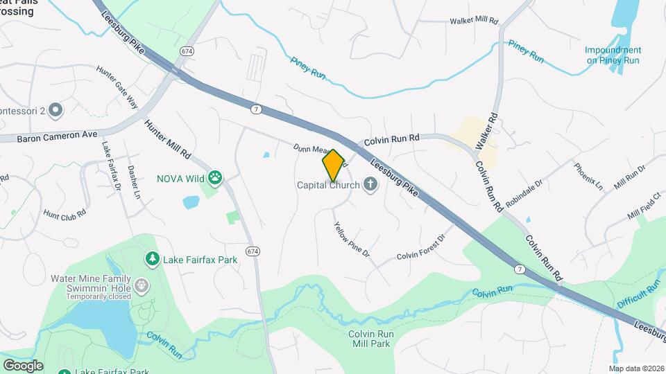 1215 Delta Glen Ct Map and Location Details