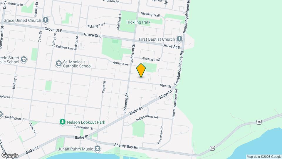 208 Steel St Map and Location Details