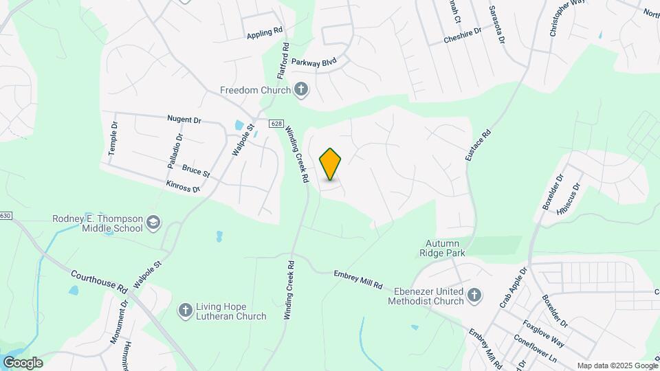 105 Driscoll Ln Map and Location Details