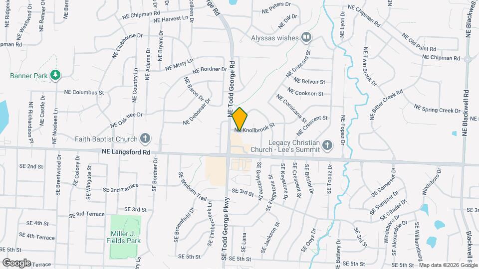 1821 NE Knollbrook St Mapa y Detalles de la Ubicación